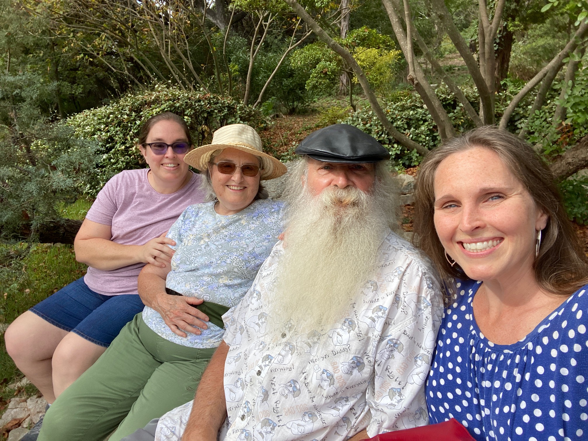 Family at Botanical Gardens
