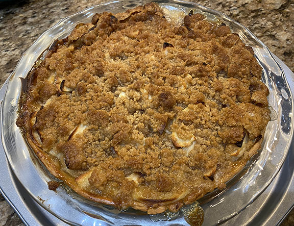 Sour Cream Apple Pie